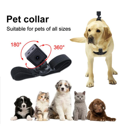 MD38 Pet Camera Magnetic Body Cam 1080P HD 120° Wide Angle 210 Min Recording 700Mah Loop Video for Dog Cat First Person View New