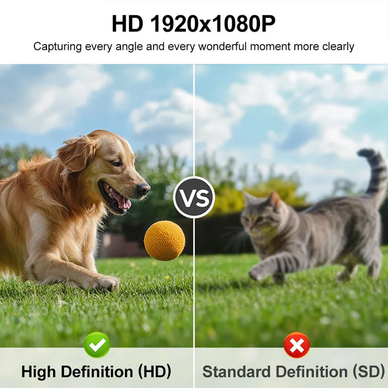 MD38 Pet Camera Magnetic Body Cam 1080P HD 120° Wide Angle 210 Min Recording 700Mah Loop Video for Dog Cat First Person View New