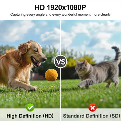 MD38 Pet Camera Magnetic Body Cam 1080P HD 120° Wide Angle 210 Min Recording 700Mah Loop Video for Dog Cat First Person View New